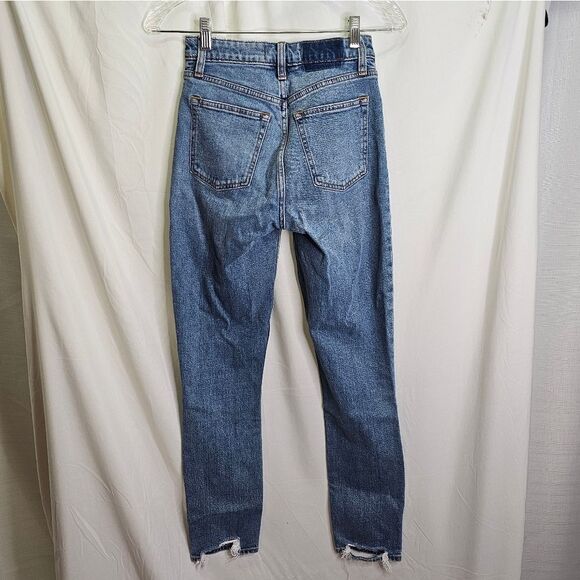 Abercrombie & Fitch The Skinny High Rise Curve Love Jeans Size 24/00 - Picture 13 of 14